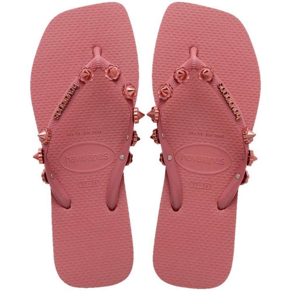 SQLX0008 W's 7/8 | Havaianas Square Gilded Petals flip flops sandals